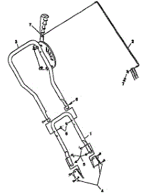 Handle Assembly parts for Craftsman Edger 536797570 from AppliancePartsPros.com