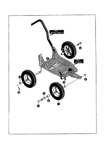 Wheel Assembly parts for Craftsman Edger 536797571 from AppliancePartsPros.com