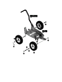 Wheel Assembly parts for Craftsman Edger 536797572 from AppliancePartsPros.com