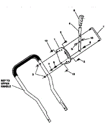 Depth Adjust Handle Assembly parts for Craftsman Edger 536797580 from AppliancePartsPros.com