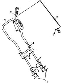 Handle Assembly parts for Craftsman Edger 536797590 from AppliancePartsPros.com