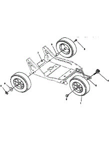 Wheel Assembly parts for Craftsman Edger 536797590 from AppliancePartsPros.com