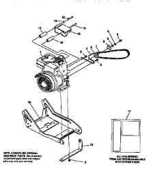Engine Assembly parts for Craftsman Edger 536797591 from AppliancePartsPros.com