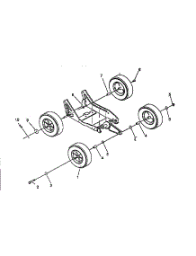 Wheel Assembly parts for Craftsman Edger 536797591 from AppliancePartsPros.com
