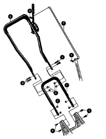 Handle Assembly parts for Craftsman Edger 536797591 from AppliancePartsPros.com