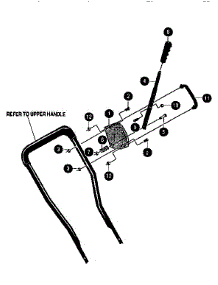 Depth Adjust Handle Assembly parts for Craftsman Edger 536797591 from AppliancePartsPros.com