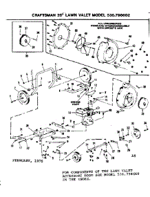 Impeller And Wheel Assembly parts for Craftsman Walk-Behind Lawn Mower 536798602 from AppliancePartsPros.com