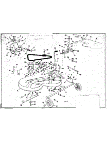 Mower Deck parts for Craftsman Riding Mower & Tractor 53681330 from AppliancePartsPros.com