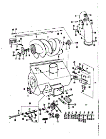 Auger Housing Assembly parts for Craftsman Riding Mower & Tractor 53681330 from AppliancePartsPros.com