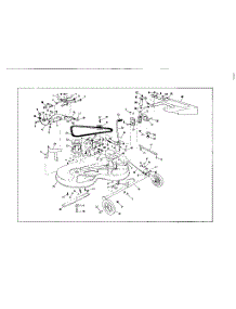 Mower Deck parts for Craftsman Riding Mower & Tractor 53681360 from AppliancePartsPros.com