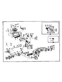 Engine And Wheel Assembly parts for Craftsman Walk-Behind Lawn Mower 53681550 from AppliancePartsPros.com