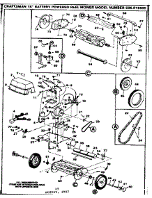 Reel Assembly parts for Craftsman Walk-Behind Lawn Mower 536816500 from AppliancePartsPros.com