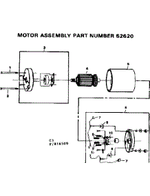 Motor Assembly parts for Craftsman Walk-Behind Lawn Mower 536816500 from AppliancePartsPros.com