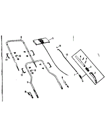 Handle Assembly parts for Craftsman Walk-Behind Lawn Mower 53681682 from AppliancePartsPros.com