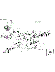 Engine And Reel Assembly parts for Craftsman Walk-Behind Lawn Mower 53681740 from AppliancePartsPros.com
