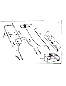 Handle Assembly parts for Craftsman Walk-Behind Lawn Mower 53681891 from AppliancePartsPros.com