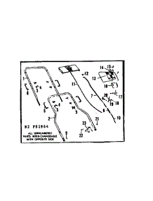 Control Plate Assembly parts for Craftsman Walk-Behind Lawn Mower 53681964 from AppliancePartsPros.com