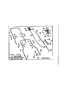 Control Plate Assembly parts for Craftsman Walk-Behind Lawn Mower 536819641 from AppliancePartsPros.com