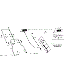 Control Plate Assembly parts for Craftsman Walk-Behind Lawn Mower 536819981 from AppliancePartsPros.com
