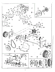 Engine And Wheel Assembly parts for Craftsman Snow Blower 53682230 from AppliancePartsPros.com