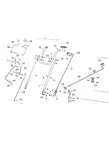 Handle Assembly parts for Craftsman Snow Blower 53682231 from AppliancePartsPros.com