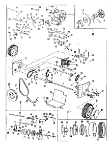 Engine And Wheel Assembly parts for Craftsman Snow Blower 53682240 from AppliancePartsPros.com