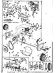Engine And Wheel Assembly parts for Craftsman Snow Blower 53682241 from AppliancePartsPros.com