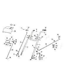 Handle Assembly parts for Craftsman Snow Blower 53682560 from AppliancePartsPros.com