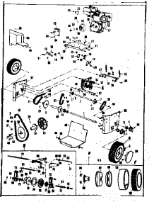 Engine And Wheel Assembly parts for Craftsman Snow Blower 53682562 from AppliancePartsPros.com