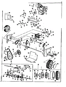 Engine And Wheel Assembly parts for Craftsman Snow Blower 53682563 from AppliancePartsPros.com