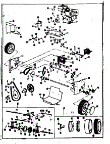Chassis Assembly parts for Craftsman Snow Blower 53682564 from AppliancePartsPros.com