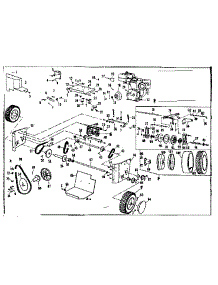 Engine And Wheel Assembly parts for Craftsman Snow Blower 53682565 from AppliancePartsPros.com