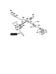 Chute Control Rod parts for Craftsman Gas Snowblower 536881110 from AppliancePartsPros.com