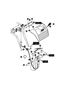 Remote Chute Control Assembly parts for Craftsman Gas Snowblower 536881111 from AppliancePartsPros.com