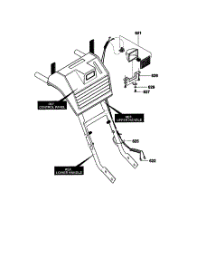 Headlight parts for Craftsman Gas Snowblower 536881111 from AppliancePartsPros.com