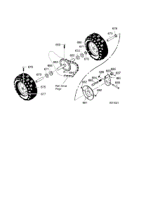 30`` 11Hp Wheel parts for Craftsman Gas Snowblower 536881112 from AppliancePartsPros.com