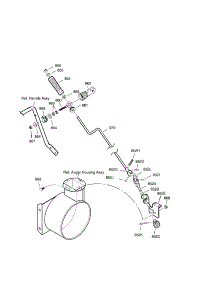 30`` 11Hp Chute Rod parts for Craftsman Gas Snowblower 536881112 from AppliancePartsPros.com
