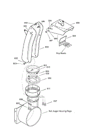 30`` 11Hp Discharge Chute parts for Craftsman Gas Snowblower 536881112 from AppliancePartsPros.com
