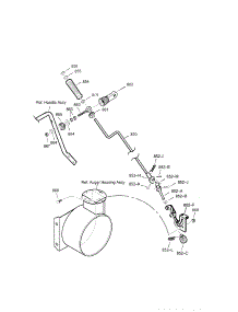 Chute Rod parts for Craftsman Gas Snowblower 536881113 from AppliancePartsPros.com
