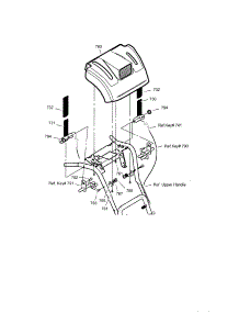 Control Panel parts for Craftsman Gas Snowblower 536881113 from AppliancePartsPros.com
