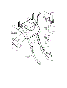 Headlight parts for Craftsman Gas Snowblower 536881113 from AppliancePartsPros.com