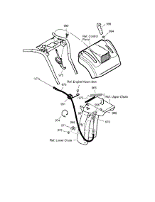 Remote Chute Control parts for Craftsman Gas Snowblower 536881113 from AppliancePartsPros.com