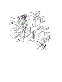 Frame parts for Craftsman Gas Snowblower 536881114 from AppliancePartsPros.com