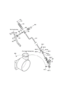 Chute Rod parts for Craftsman Gas Snowblower 536881114 from AppliancePartsPros.com