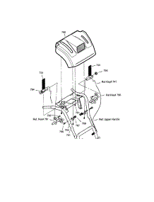 Control Panel parts for Craftsman Gas Snowblower 536881114 from AppliancePartsPros.com