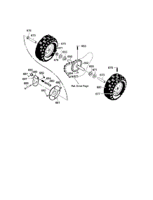 Wheel Assembly parts for Craftsman Gas Snowblower 536881114 from AppliancePartsPros.com