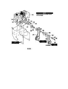 Engine parts for Craftsman Gas Snowblower 536881120 from AppliancePartsPros.com
