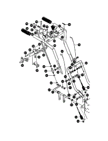 Handle parts for Craftsman Gas Snowblower 536881120 from AppliancePartsPros.com