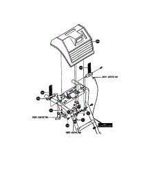 Control Panel parts for Craftsman Gas Snowblower 536881120 from AppliancePartsPros.com