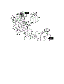 Idler Assembly parts for Craftsman Gas Snowblower 536881121 from AppliancePartsPros.com